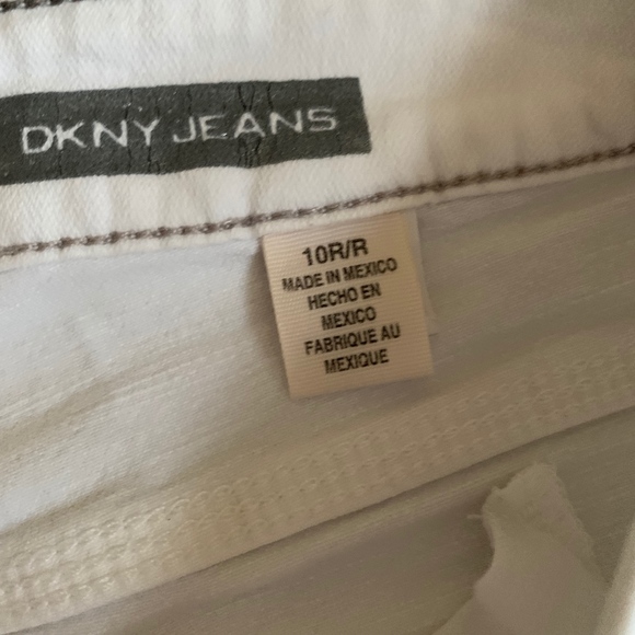 Jeans DKNY JEANS Soho Skinny White Size 10 - Picture 3 of 7